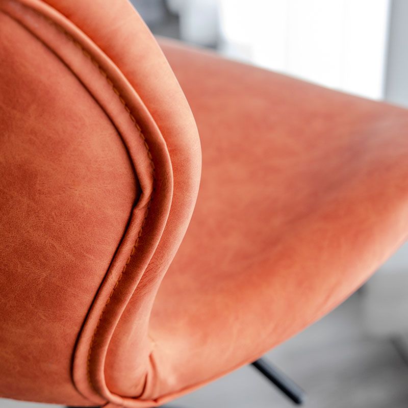 Contemporary Swivel Adjustable Height Stool Matte Finish Leather Barstool Clearhalo 'Bar Furniture' 'Bar Stools' 'bar_stools' 'furn' 'furn_bar_stools' 'Furniture' 'furniture_bar_stools' 'Kitchen & Dining Furniture' 1200x1200_408e5d69-3a43-4f2f-970a-67432fe76a0d