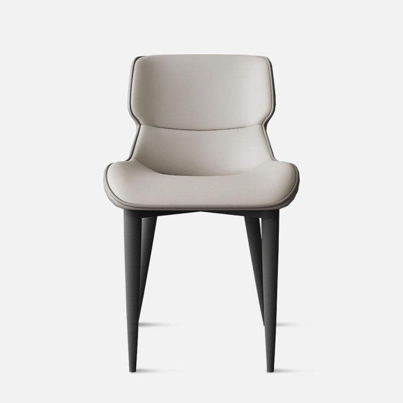 Industrial Design Leather Dining Side Chair for Home Arm Wingback Chair Clearhalo 'Dining Chairs' 'Dining Tables & Seating' 'dining_chair' 'furn' 'furn_dining_chair' 'Furniture' 'furniture_dining_chair' 'Kitchen & Dining Furniture' 1200x1200_408f9ff5-9365-4d2b-88fc-2f1a32ac4b6a