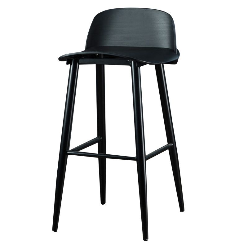 Industrial Style Bar-stool PP Seat Stool with Iron Legs for Kitchen Bar Clearhalo 'Bar Furniture' 'Bar Stools' 'bar_stools' 'furn' 'furn_bar_stools' 'furniture_bar_stools' 'Kitchen & Dining Furniture' 'kitchen&dining_furn' 'kitchen' 'kitchen_furn' Furniture' 1200x1200_4091258b-5e76-4503-babb-10dfc7fd5f73