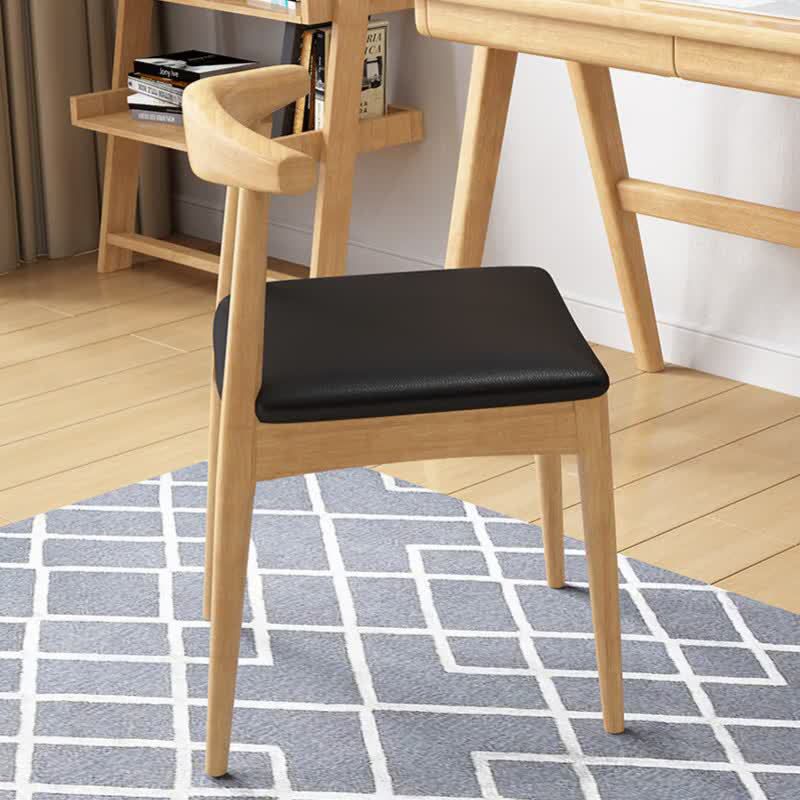 Contemporary Style Rubberwood Chair Set Open Back Side Kitchen Dining Room Chairs Clearhalo ' kitchen&dining_furn' 'Dining Chairs' 'Dining Tables & Seating' 'dining_chair' 'furn' 'furn_dining_chair' 'Furniture' 'furniture_dining_chair' 'Kitchen & Dining Furniture' 'kitchen' 1200x1200_4094db74-7038-4228-8a4e-1eeb7bf69861