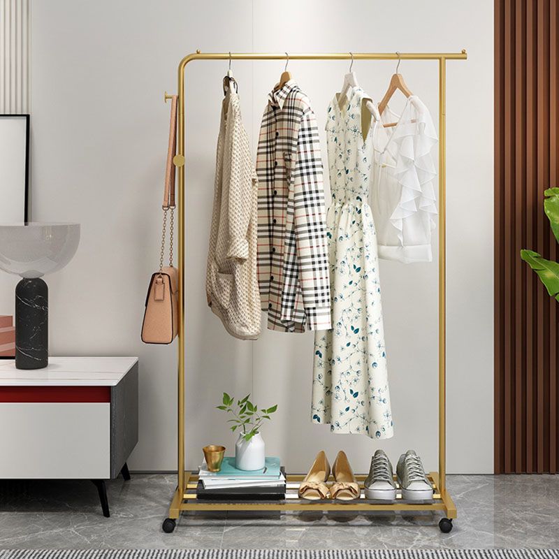 Industriële kaprek metaalachtig vrijstaand rek met universeel wiel