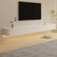 Stone TV Media Console Floating Stand Console with 2 Drawers