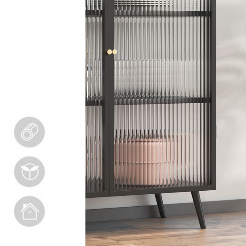 14" W Modern Storage Cabinet Glass Door Buffet Cabinet for Dining Room Clearhalo 'Display & China Cabinets' 'display_china_cabinets' 'furn' 'furn_display_china_cabinets' 'Furniture' 'Kitchen & Dining Furniture' 1200x1200_409897c1-f0e0-46ca-9b92-0faaeb1d2f29