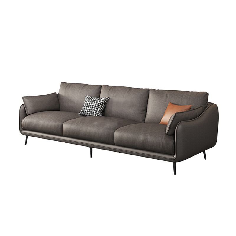 Stain Resistant Faux Leather Settee Furniture Charles Of London Sofa Clearhalo 'furn' 'furn_sofas' 'Furniture' 'furniture_sofas' 'kitchen' 'kitchen_sofas' 'Living Room Furniture' 'Sofa' 'sofas' 1200x1200_4099d65a-096c-4318-ae6e-d63d616cfd89