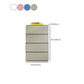 Wood Modern Side Cabinet Standard Storage Cabinet with Drawer