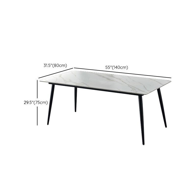 Muebles de piedra de cocina nórdicos 1/5/7 PCS Altura estándar COMINACIÓN CORCES