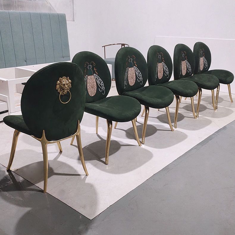 Luxusstil gepolsterte, fester Rücken -Armless Esszimmer für Esszimmer