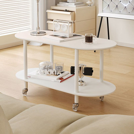 14" Wide Contemporary Corner Table Storage Oval Accent Side Table Clearhalo 'Coffee & Accent Tables' 'End & Side Tables' 'end_side_tables' 'furn' 'furn_end_side_tables' 'Furniture' 'Living Room Furniture' 1200x1200_409dfeb4-3f9c-4ef5-8530-27b44158da66