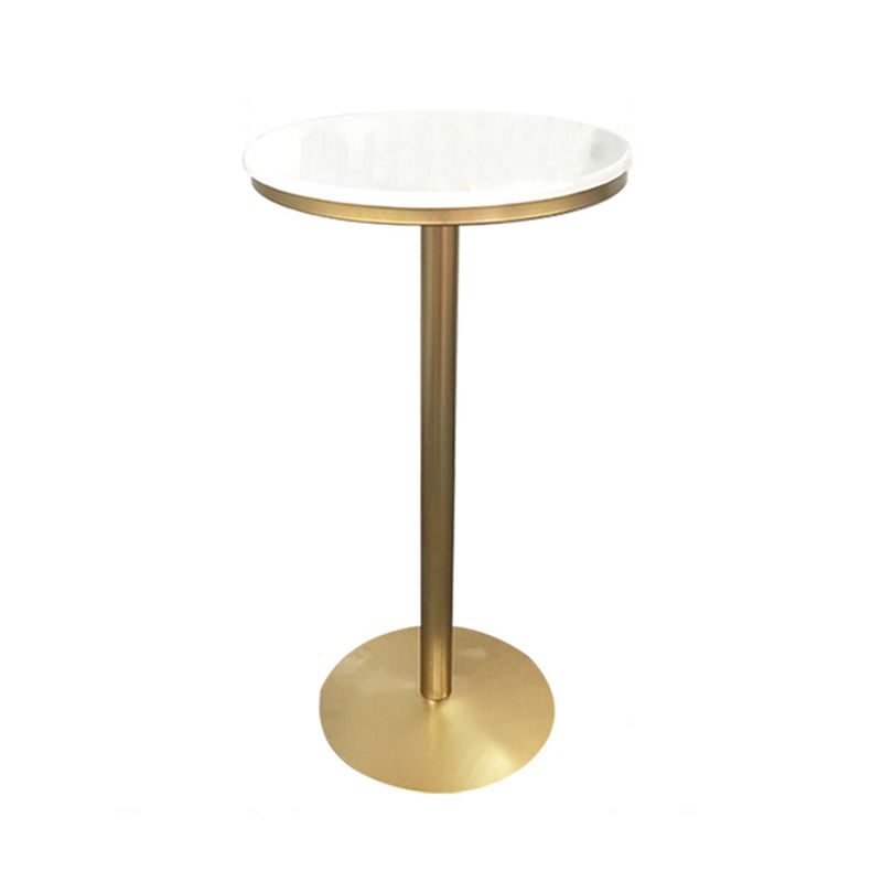 Contemporary Round Pub Table Set with Metal Stools 1/3/5 Pieces Pine Wood Top Bar Set Clearhalo 'Bar Furniture' 'furn' 'furn_home_bar_bar_sets' 'Furniture' 'Home Bars & Bar Sets' 'home_bar_bar_sets' 'Kitchen & Dining Furniture' 1200x1200_409fadbd-ec6a-436a-8d32-3b246e42ba2f