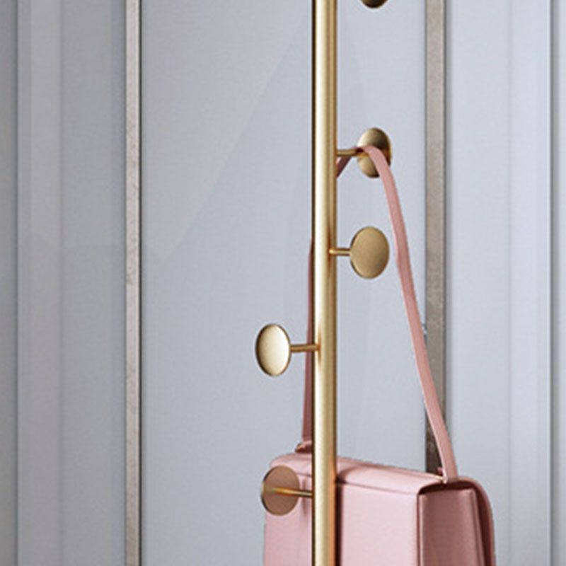 Luil Luxury Coat Rack en marbre Base de support support de manteau avec crochets