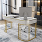 Bedroom Writing Table Luxury Style Rectangular Shaped Work Desk Clearhalo 'furn' 'furn_office_desk' 'Furniture' 'furniture_office_desk' 'Office Desks' 'Office Furniture' 'office_desk' 1200x1200_40a088cc-ad82-46ca-af02-f208578a0495