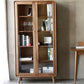 Bibliothèque d'intérieur de style moderne, bibliothèque standard en bois massif avec étagères