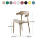 Contemporary Open Back Chair Plastic Dining Armless Side Chairs Clearhalo ' kitchen&dining_furn' 'Dining Chairs' 'Dining Tables & Seating' 'dining_chair' 'furn' 'furn_dining_chair' 'Furniture' 'furniture_dining_chair' 'Kitchen & Dining Furniture' 'kitchen' 1200x1200_40a99efe-e261-4e7b-b521-f496616b4302
