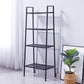 Bibliothèque de niveaux de style moderne 4 Open 59 "H x 14" W Ladder Bibshelf