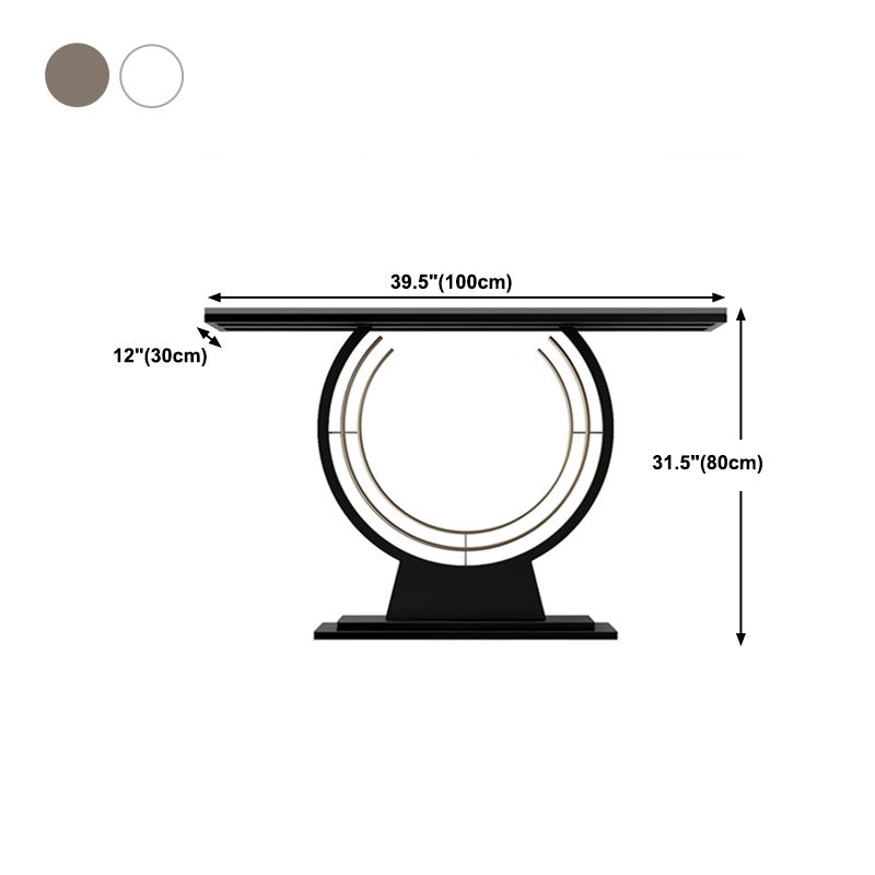 31,5-Zoll hoher Konsolentisch kratzfester Steinakzentisch für die Halle