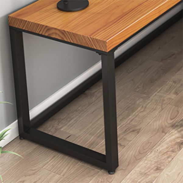 Contemporary Style Writing Desk Solid Wood L-Shape Office Desk Clearhalo 'furn' 'furn_office_desk' 'Furniture' 'Office Desks' 'Office Furniture' 'office_desk' 1200x1200_40ac8294-71f3-46cd-b564-d0f7b53fcf51