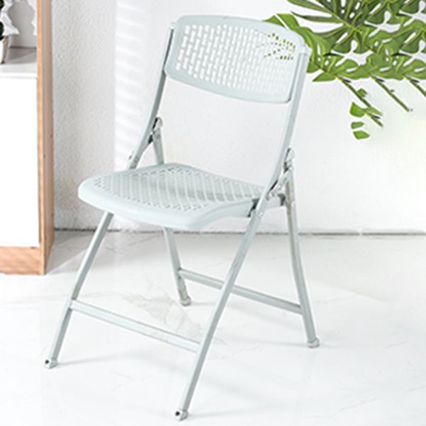 Sedia moderna per ufficio in plastica a braccia senza ruote back office sedia