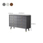 Wooden Storage Chest Dresser Contemporary Glam Chest with Drawers