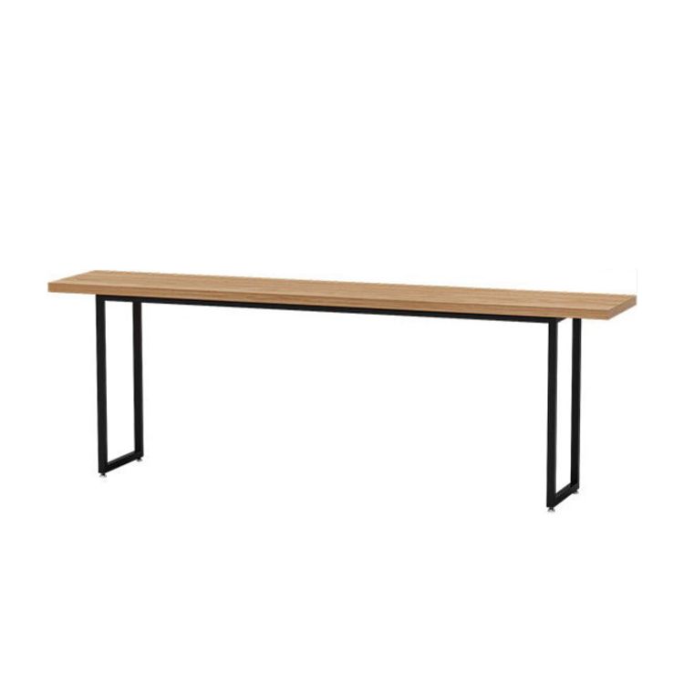 Industrial Style Wood Top Counter Table 42-inch Height Table for Coffee Shop Clearhalo 'Bar Furniture' 'Bar Tables' 'bar_tables' 'furn' 'furn_bar_tables' 'Furniture' 'furniture_bar_tables' 'Kitchen & Dining Furniture' 1200x1200_40af5bf2-86e9-4eac-8042-f6e834f56c96