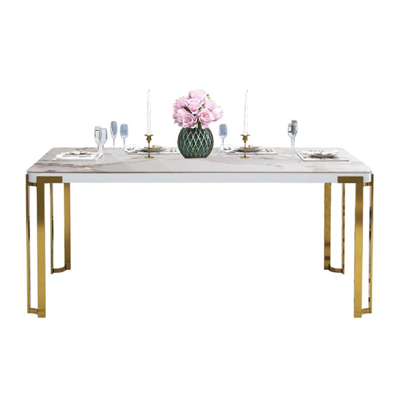 Metal Traditional Luxury Rectangle Indoor Table Sintered Stone Table with Metal Legs Clearhalo ' dining_table' 'Dining Tables & Seating' 'Dining Tables' 'furn' 'furn_dining_table' 'Furniture' 'furniture_dining_table' 'Kitchen & Dining Furniture' 'kitchen&dining_furn' 'kitchen' 'kitchen_dining_table' 1200x1200_40b0cd33-a8da-4add-a440-28aab714500f