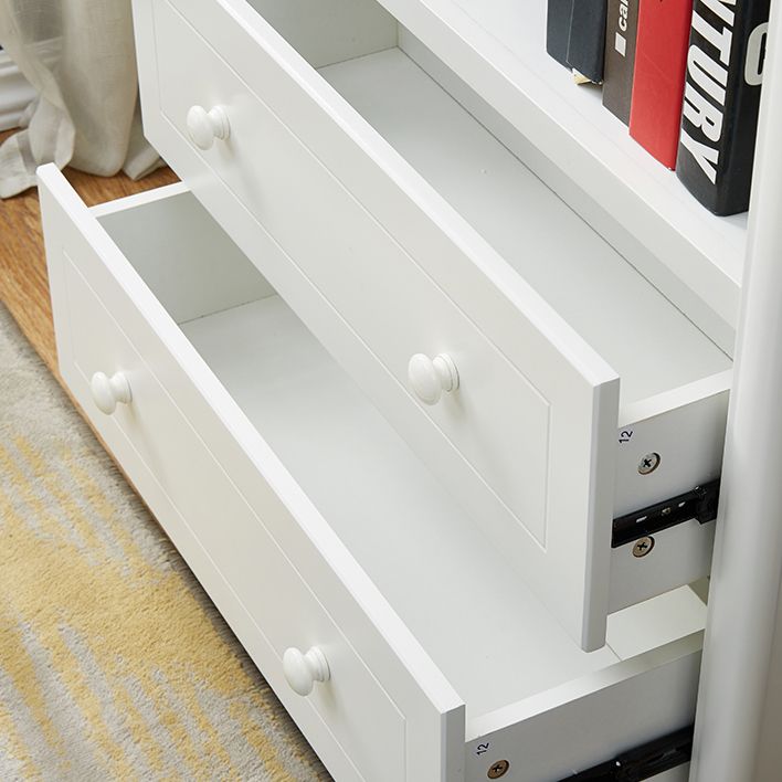 Scandinavian Wood Bookshelf Home Office Closed Back Bookcase Clearhalo 'Bookcases' 'furn' 'furn_bookcases' 'Furniture' 'Office Furniture' 1200x1200_40b1d037-82ef-47f5-9619-b66c2f1b526b