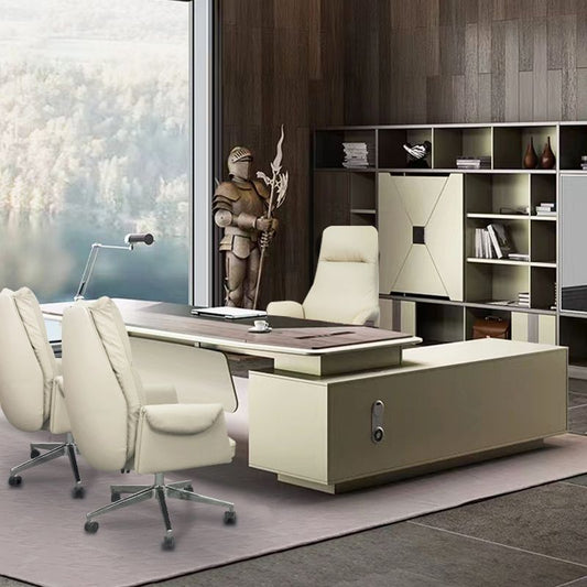 Silla de armas fija moderna sin angustia silla de oficina ergonómica con ruedas