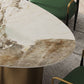 Metal Traditional Luxury Oval Indoor Table Marble Top Table with 3 Legs Clearhalo 'Dining Tables & Seating' 'Dining Tables' 'dining_table' 'furn' 'furn_dining_table' 'Furniture' 'furniture_dining_table' 'Kitchen & Dining Furniture' 'kitchen' 'kitchen_dining_table' 1200x1200_40b42e9d-dded-4af9-990c-bdaca0f63087