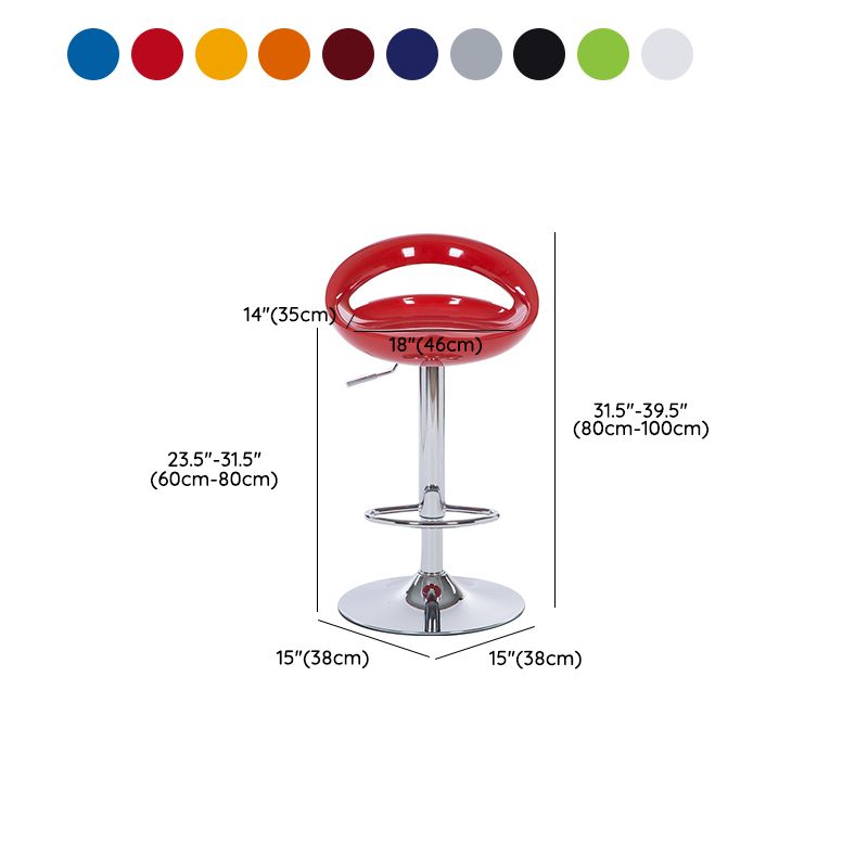 Low Back Plastic Dining Stools Armless Bar Stools with Metal Base Clearhalo 'Bar Furniture' 'Bar Stools' 'bar_stools' 'furn' 'furn_bar_stools' 'Furniture' 'Kitchen & Dining Furniture' 1200x1200_40b6bb3b-b567-4686-a7e7-5553a23c866b