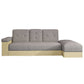 94.49" W √ó 39.37" D √ó 30.71" H Linen Blend One Arm Sectional with Storage