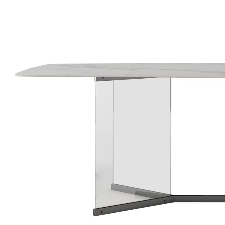 Modern 1/3/4/5/6 Pieces Dining Set Rectangle Sintered Stone Dining Table Set Clearhalo 'Dining Room Sets' 'Dining Tables & Seating' 'dining_room_set' 'furn' 'furn_dining_room_set' 'Furniture' 'furniture_dining_room_set' 'Kitchen & Dining Furniture' 1200x1200_40b77029-c14f-488e-98b7-0820c7d2e694