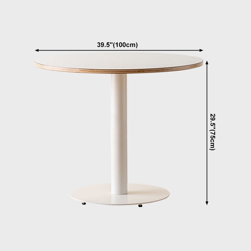 Contemporary Solid Wood Dining Table Single Pedestal Round Table for Home Clearhalo ' dining_table' 'Dining Tables & Seating' 'Dining Tables' 'furn' 'furn_dining_table' 'Furniture' 'furniture_dining_table' 'Kitchen & Dining Furniture' 'kitchen&dining_furn' 'kitchen' 'kitchen_dining_table' 1200x1200_40b7a36b-15b5-409a-9763-4325877fa73e