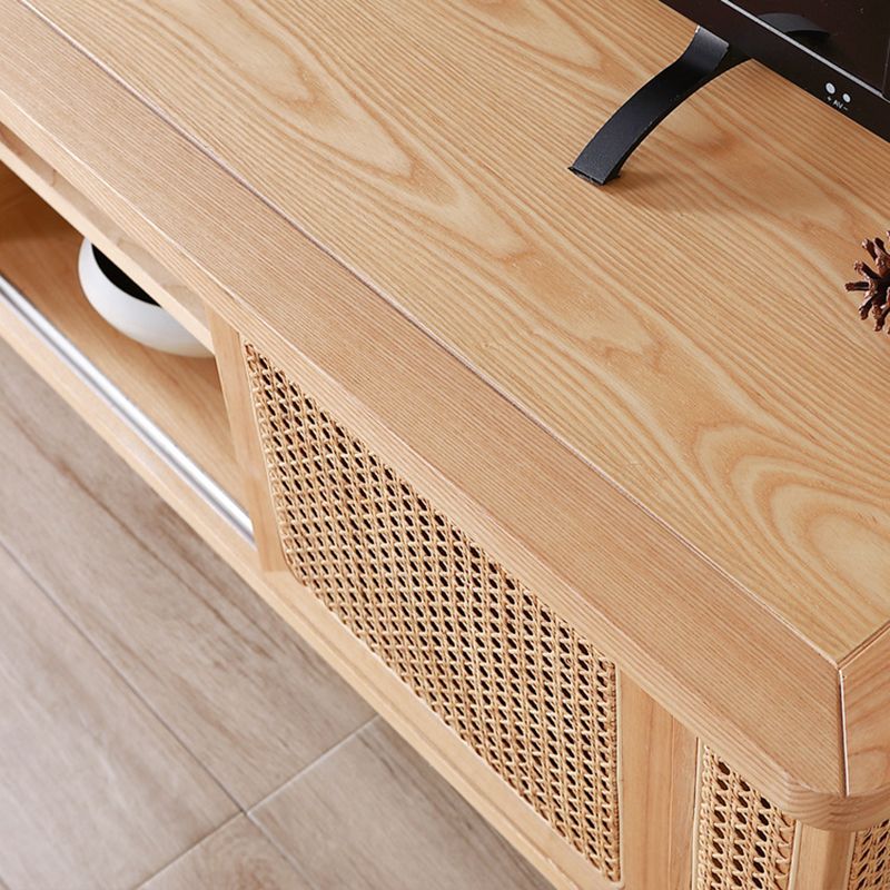 Solid Wood TV Media Console Scandinavian TV Stand for Living Room Clearhalo 'furn' 'furn_tv_stands_entertainment_centers' 'Furniture' 'Living Room Furniture' 'TV Stands & Entertainment Centers' 'TV Stands & Media Storage Furniture' 'tv_stands_entertainment_centers' 1200x1200_40b955d7-a394-4b91-a044-745407fd1c83
