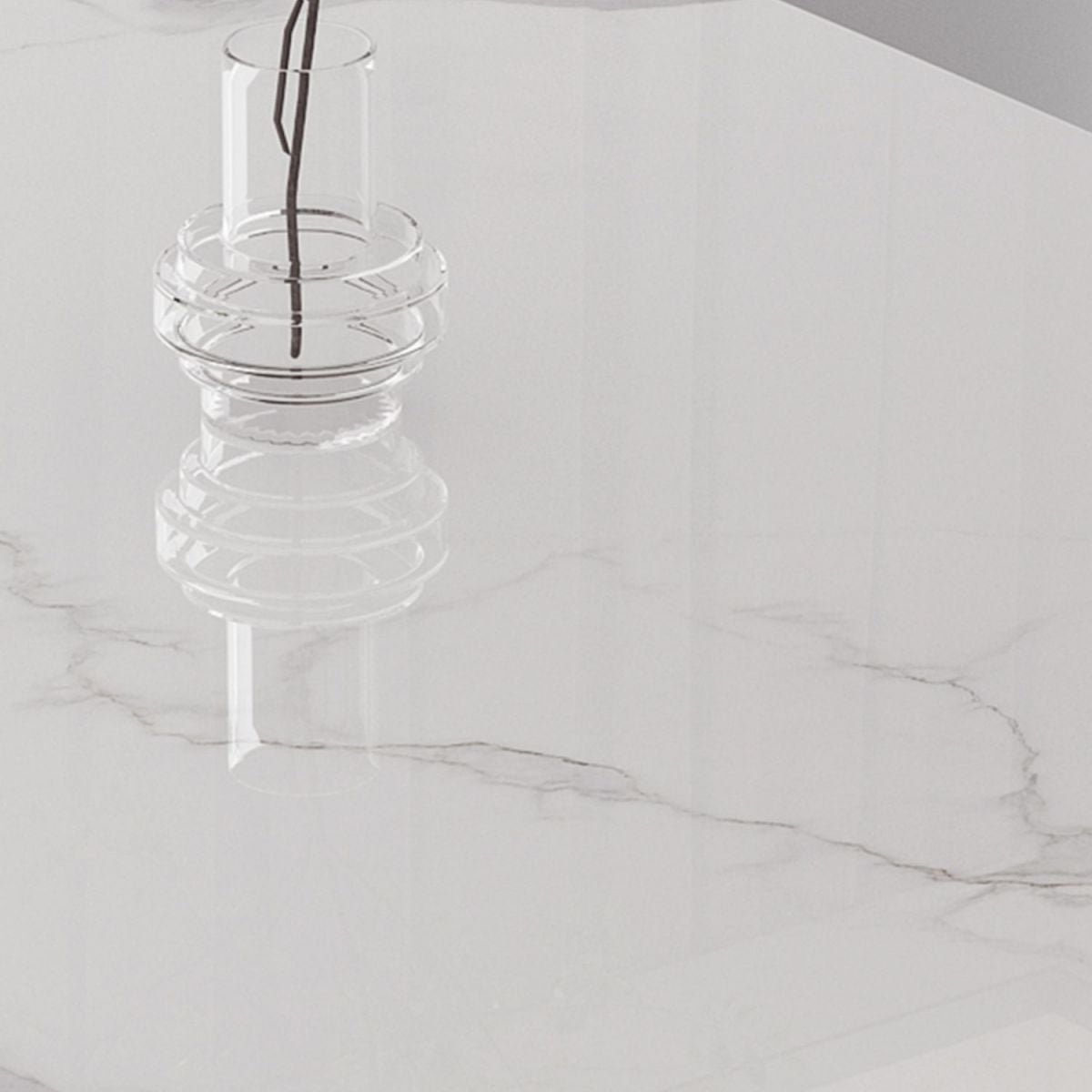 デザイナーダイニングセット1/2/4/5/7ピースストーンとメタルダイネットセットホワイト