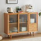 Minimalism Wood Cupboard Glass Doors Kitchen Sideboard for Living Room Clearhalo 'buffet_sideboard' 'Buffets & Sideboards' 'furn' 'furn_buffet_sideboard' 'Furniture' 'furniture_buffet_sideboard' 'Kitchen & Dining Furniture' 1200x1200_40ba3d8e-79e2-4b7b-999a-77bc138a3b5d