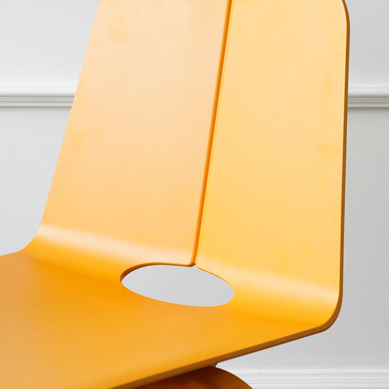 Contemporary Style Dining Room Arm Chair Metal Stackable Chair for Kitchen Clearhalo ' kitchen&dining_furn' 'Dining Chairs' 'Dining Tables & Seating' 'dining_chair' 'furn' 'furn_dining_chair' 'Furniture' 'furniture_dining_chair' 'Kitchen & Dining Furniture' 'kitchen' 1200x1200_40ba5018-75ac-4f3a-8e9d-4f5e7b09cba5