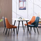 Modern Leather Dining Chair Solid Back Armless Side Chairs with Metal Legs Clearhalo ' kitchen&dining_furn' 'Dining Chairs' 'Dining Tables & Seating' 'dining_chair' 'furn' 'furn_dining_chair' 'Furniture' 'furniture_dining_chair' 'Kitchen & Dining Furniture' 'kitchen' 1200x1200_40bb15cf-6b6d-4565-ac5e-67f0f257e42f