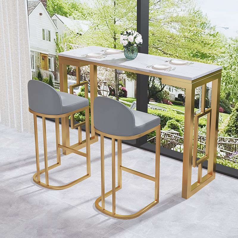 Living Room Counter Wine Table Rectangle Marble White Bar Height Pub Table Clearhalo 'Bar Furniture' 'Bar Tables' 'bar_tables' 'furn' 'furn_bar_tables' 'Furniture' 'furniture_bar_tables' 'Kitchen & Dining Furniture' 1200x1200_40bc60f6-9488-4bd4-bb91-965e538c9586