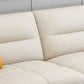 Contemporary Cotton/Faux Leather Sofa Square Arm Couch with Cushion Back Clearhalo 'furn' 'furn_sofas' 'Furniture' 'furniture_sofas' 'Living Room Furniture' 'Sofa' 'sofas' '„Éõ„Éº„É†' 1200x1200_40bd59e4-28f9-4be1-a362-1233e7e0735c