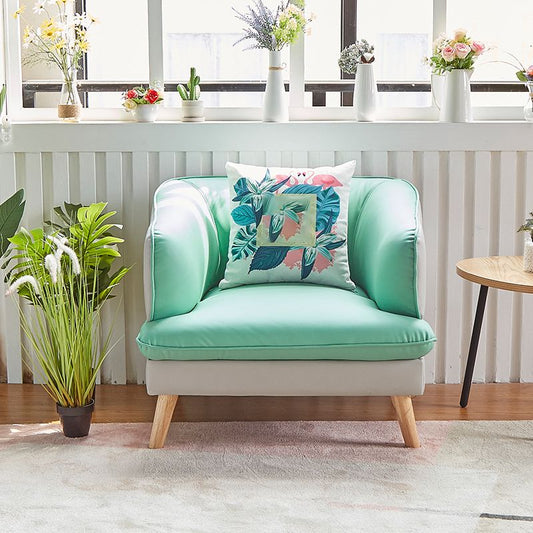 29.53 "H zeitgenössische Kunstleder -Hangarmofa für die Wohnung für die Wohnung