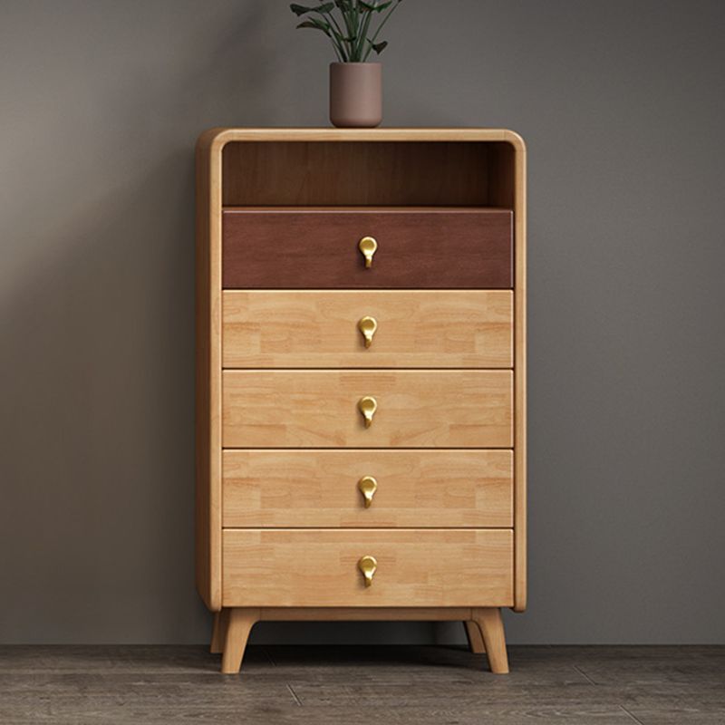 Modern & Contemporary Chest Rubberwood with Drawer Rectangle Accent Chest Clearhalo 'Cabinets & Chests' 'cabinets_chests' 'furn' 'furn_cabinets_chests' 'Furniture' 'Living Room Furniture' 1200x1200_40bf8d3f-8562-4a87-a820-b155824a08f2