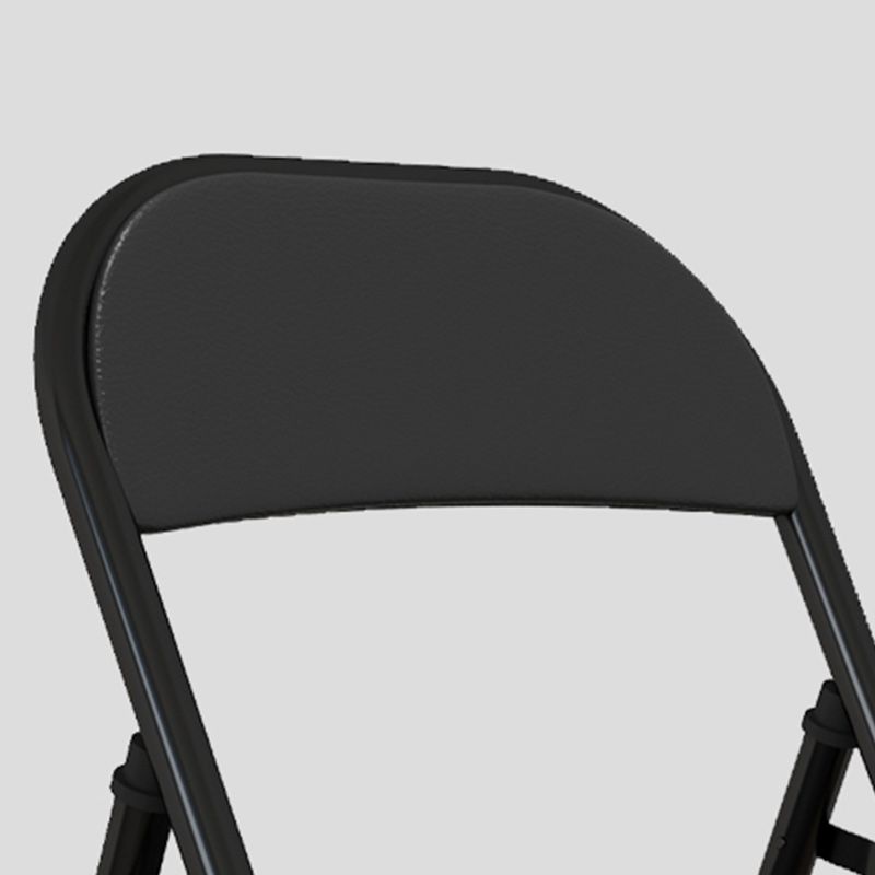 Sedia reclinabile interno in metallo contemporaneo di colore solido con gambe