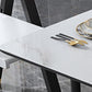 Solid Wood Contemporary Rectangular Table Glass Top Table with Drop Leaf Clearhalo 'Dining Tables & Seating' 'Dining Tables' 'dining_table' 'furn' 'furn_dining_table' 'Furniture' 'furniture_dining_table' 'Kitchen & Dining Furniture' 'kitchen' 'kitchen_dining_table' 1200x1200_40c531f8-dbbc-4677-8208-3d4dded816ef
