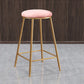 Nordic Design Stackable Backless Barstools for Home Upholstered Bar Stools with Metal Legs Clearhalo 'Bar Furniture' 'Bar Stools' 'bar_stools' 'furn' 'furn_bar_stools' 'Furniture' 'furniture_bar_stools' 'Kitchen & Dining Furniture' 1200x1200_40c5a71f-203b-41b3-bc84-03316674f98a