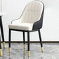 Scandinavian Indoor Arm Chair Metal Upholstered Parsons Dining Room Chair Clearhalo ' kitchen&dining_furn' 'Dining Chairs' 'Dining Tables & Seating' 'dining_chair' 'furn' 'furn_dining_chair' 'Furniture' 'furniture_dining_chair' 'Kitchen & Dining Furniture' 'kitchen' 1200x1200_40c63358-b176-476d-aa4b-b86fc8eeb626