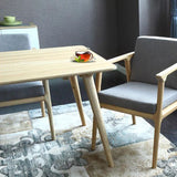 Rectangle 4 Legs Modern Style Dining Table Wood Color Fixed Table of Solid Wood Clearhalo ' dining_table' 'Dining Tables & Seating' 'Dining Tables' 'furn' 'furn_dining_table' 'Furniture' 'furniture_dining_table' 'Kitchen & Dining Furniture' 'kitchen&dining_furn' 'kitchen' 'kitchen_dining_table' 1200x1200_40c6b7ed-86ae-4eaa-9119-cc07d2856106