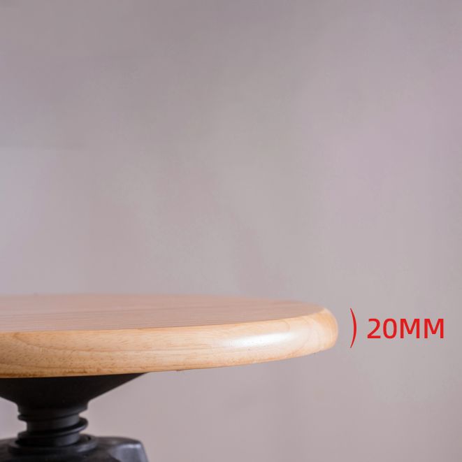 Contemporary Adjustable Height Bar Stool Rubberwood Solid Wood Bar Stool Clearhalo 'Bar Furniture' 'Bar Stools' 'bar_stools' 'furn' 'furn_bar_stools' 'Furniture' 'Kitchen & Dining Furniture' 1200x1200_40c6be67-0914-4ef5-aedc-48bd11c44840