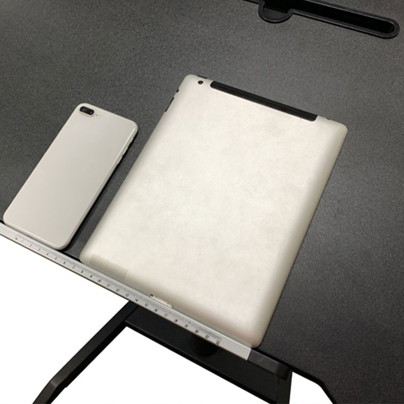 Rectangular Shaped Office Task Desk Wood Brown/Black/White Writing Desk with Wheels Clearhalo 'furn' 'furn_office_desk' 'Furniture' 'Office Desks' 'Office Furniture' 'office_desk' 1200x1200_40c7cdb2-ef90-4e02-b58c-623bddc710ef