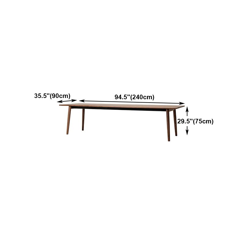 Contemporary Rectangular Dining Table Pine Wood Top Table with 4 Legs Clearhalo ' dining_table' 'Dining Tables & Seating' 'Dining Tables' 'furn' 'furn_dining_table' 'Furniture' 'furniture_dining_table' 'Kitchen & Dining Furniture' 'kitchen&dining_furn' 'kitchen' 'kitchen_dining_table' 1200x1200_40c83d27-e301-4f6f-a2a9-2630fc4b62b8