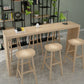 Rectangle Counter Dining Table in Log, Modern Counter Table with 41.3-inch Height Clearhalo 'Bar Furniture' 'Bar Tables' 'bar_tables' 'furn' 'furn_bar_tables' 'Furniture' 'Kitchen & Dining Furniture' 1200x1200_40c83eef-92f3-45f5-8f35-cb4967189aaf