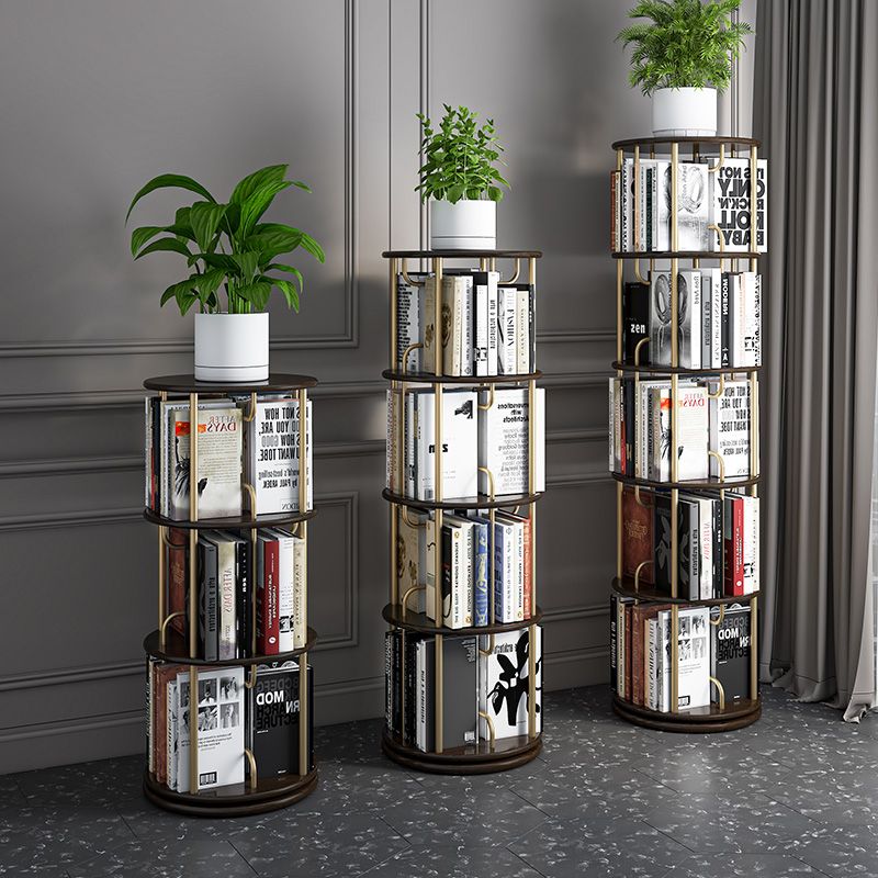 Nordic Geometric Bookcase Rotatable Study Room Storage Bookshelf Clearhalo 'Bookcases' 'furn' 'furn_bookcases' 'Furniture' 'Office Furniture' 1200x1200_40cad7b7-6656-459d-8594-150c32567282